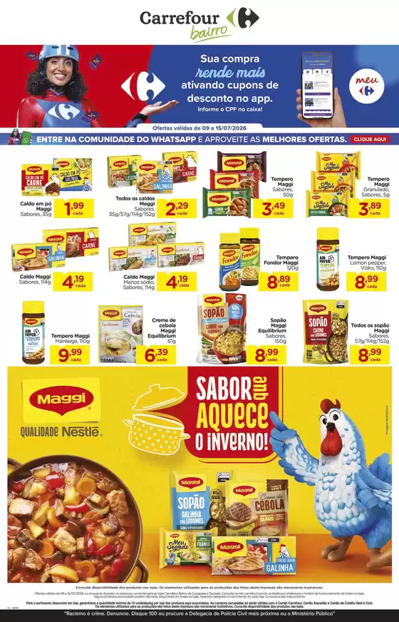 Catálogo Carrefour Bairro | Nossas melhores ofertas para você | 2026-07-09T00:00:00.000Z - 2026-07-15T00:00:00.000Z