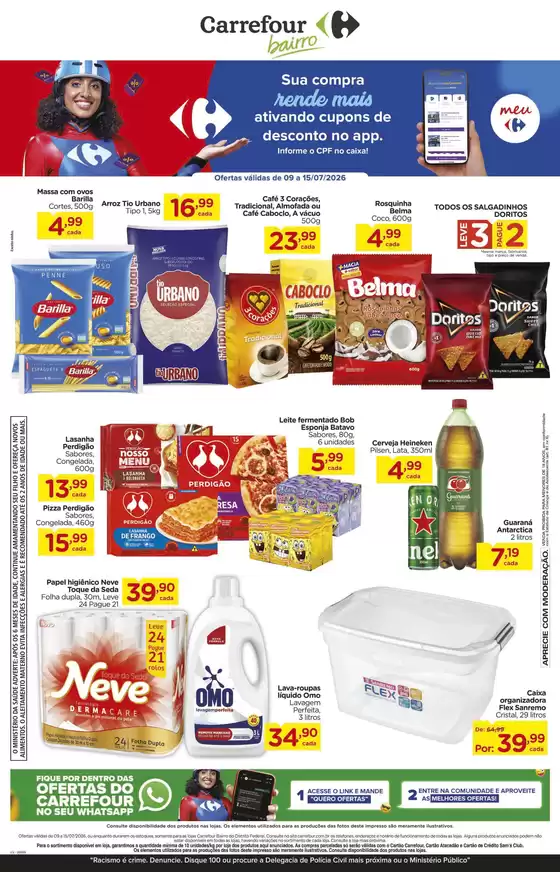 Catálogo Carrefour Bairro | Promoções especiais em andamento | 2026-07-09T00:00:00.000Z - 2026-07-15T00:00:00.000Z