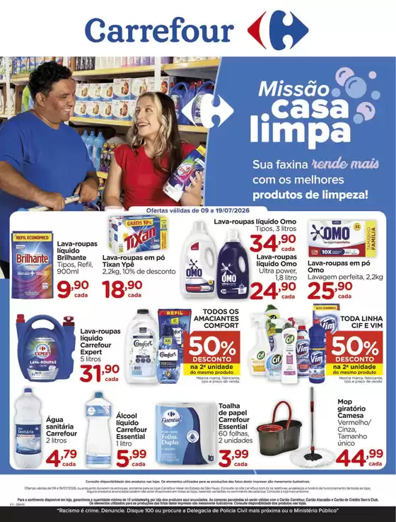 Catálogo Carrefour | REVISTA CASA LIMPA | 2026-07-09T00:00:00.000Z - 2026-07-19T00:00:00.000Z