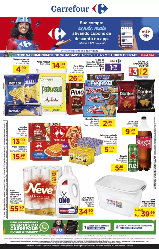 Catálogo Carrefour | Nossas melhores ofertas para você | 2026-07-09T00:00:00.000Z - 2026-07-15T00:00:00.000Z
