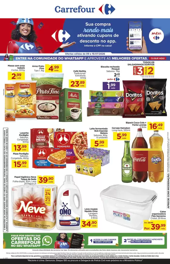 Catálogo Carrefour | Promoções especiais em andamento | 2026-07-09T00:00:00.000Z - 2026-07-15T00:00:00.000Z