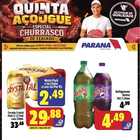 Catálogo Paraná Supermercados | Melhores ofertas para todos os caçadores de pechinchas | 2026-07-09T00:00:00.000Z - 2026-07-09T00:00:00.000Z