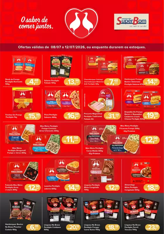 Catálogo Super Bom | ENCARTE - PERDIGÃO 08/07 a 12/07/2026 | 2026-07-08T00:00:00.000Z - 2026-07-12T00:00:00.000Z