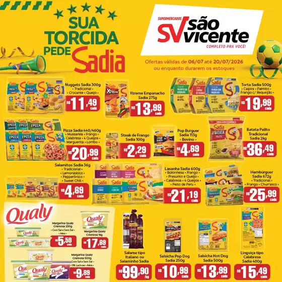 Catálogo Supermercados São Vicente | Melhores ofertas para todos os caçadores de pechinchas | 2026-07-06T00:00:00.000Z - 2026-07-20T00:00:00.000Z