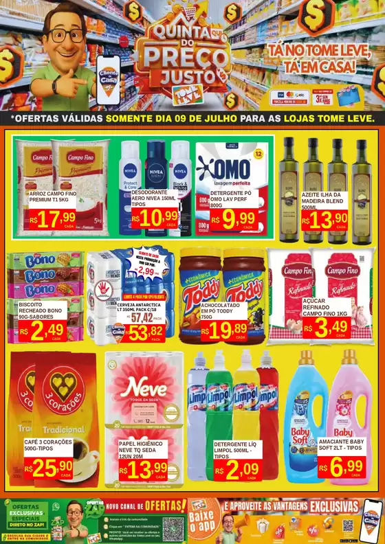 Catálogo Tome Leve | Melhores ofertas para compradores econômicos | 2026-07-09T00:00:00.000Z - 2026-07-09T00:00:00.000Z