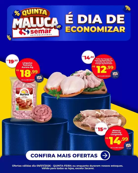 Catálogo Semar Supermercado | Encarte Semar Supermercados | 2026-07-09T00:00:00.000Z - 2026-07-09T00:00:00.000Z