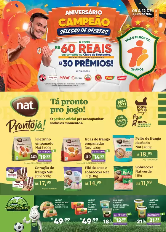 Catálogo Pais e Filhos Supermercados | PeF Revista Aniversario 03 Saida | 2026-07-08T00:00:00.000Z - 2026-07-12T00:00:00.000Z
