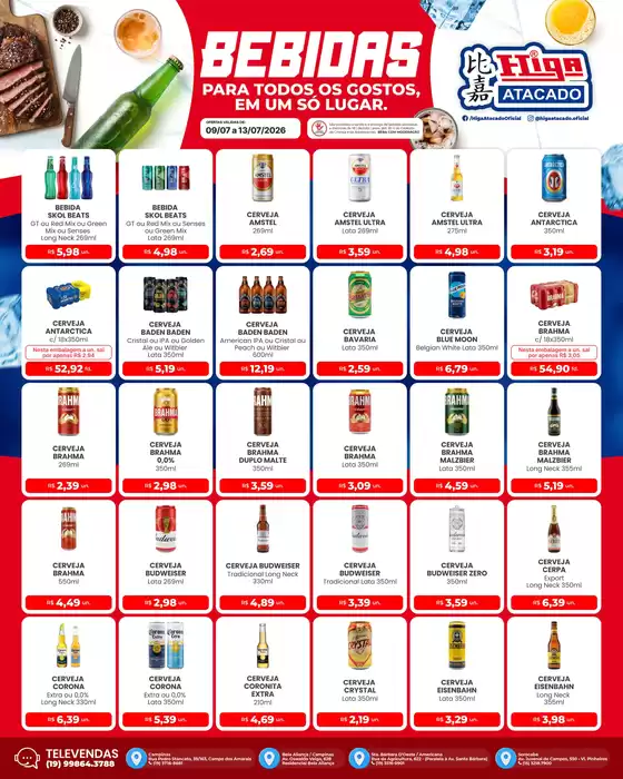 Catálogo Higa Atacado | Higa atacado folheto bebidas 20260709 20260713 vXNfGE2E5VPT | 2026-07-09T00:00:00.000Z - 2026-07-13T00:00:00.000Z