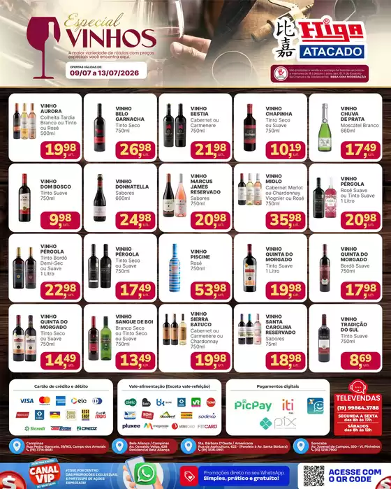 Catálogo Higa Atacado | Higa atacado folheto vinhos 20260709 20260713 a4DzVNFCssov | 2026-07-09T00:00:00.000Z - 2026-07-13T00:00:00.000Z