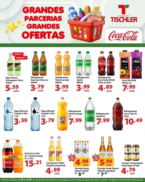 Catálogo Supermercados Tischler | Ampla seleção de ofertas | 2026-07-09T00:00:00.000Z - 2026-07-12T00:00:00.000Z