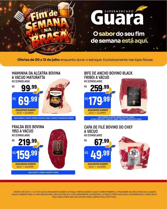Catálogo Supermercado Guará | Nossas melhores ofertas para você | 2026-07-09T00:00:00.000Z - 2026-07-12T00:00:00.000Z