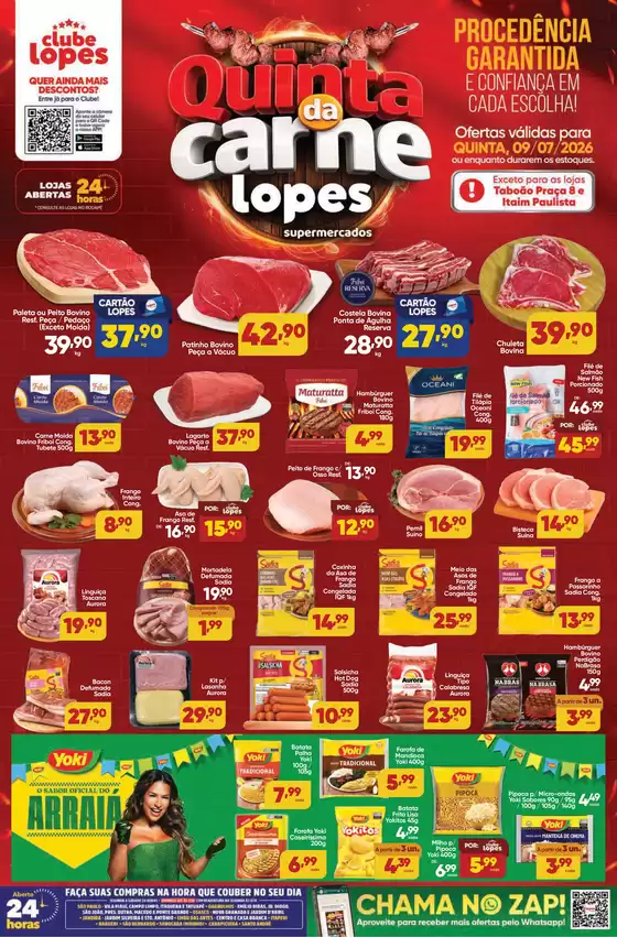 Catálogo Lopes Supermercados | QUINTA DA CARNE - | 2026-07-09T00:00:00.000Z - 2026-07-09T00:00:00.000Z