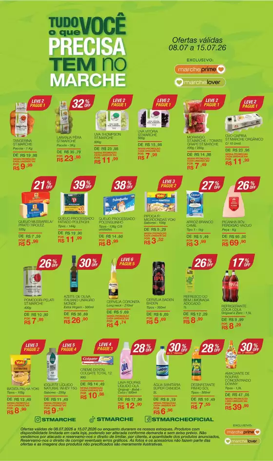 Catálogo St Marche | Ótima oferta para todos os clientes | 2026-07-08T00:00:00.000Z - 2026-07-15T00:00:00.000Z
