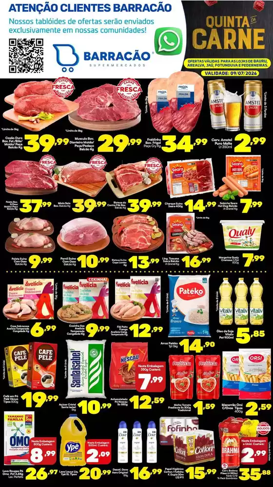 Catálogo Barracão Supermercado | Encarte Barracão Supermercado | 2026-07-09T00:00:00.000Z - 2026-07-09T00:00:00.000Z