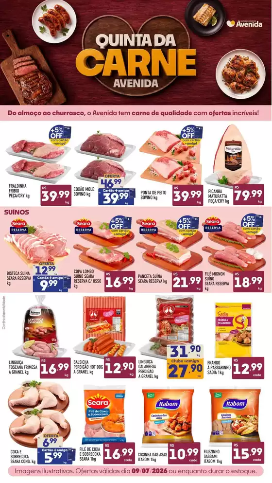 Catálogo Supermercados Avenida | Promoções especiais em andamento | 2026-07-09T00:00:00.000Z - 2026-07-09T00:00:00.000Z