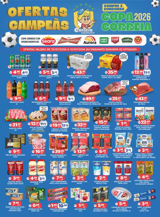 Catálogo Supermercados Correia | OFERTAS | 2026-07-10T00:00:00.000Z - 2026-07-12T00:00:00.000Z
