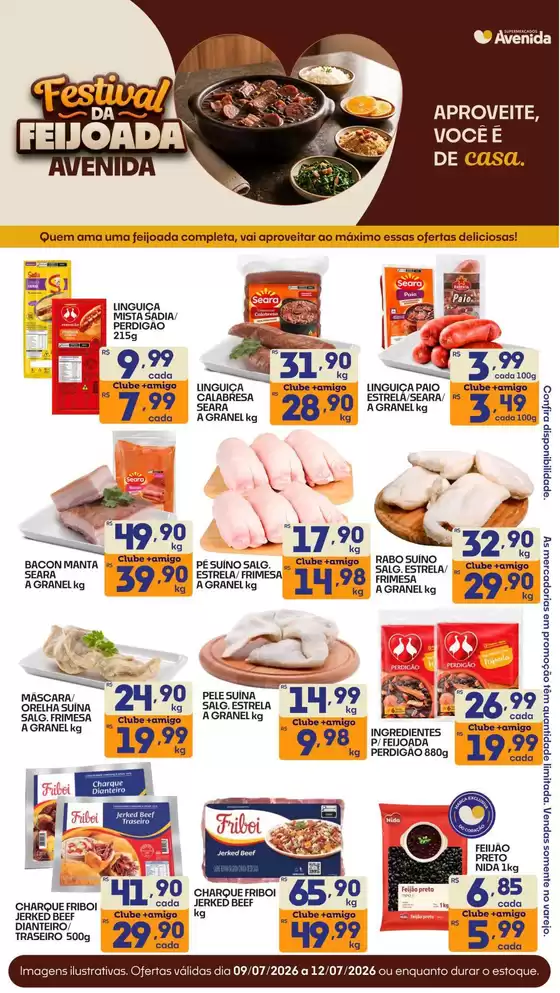 Catálogo Supermercados Avenida | Ampla seleção de ofertas | 2026-07-09T00:00:00.000Z - 2026-07-12T00:00:00.000Z
