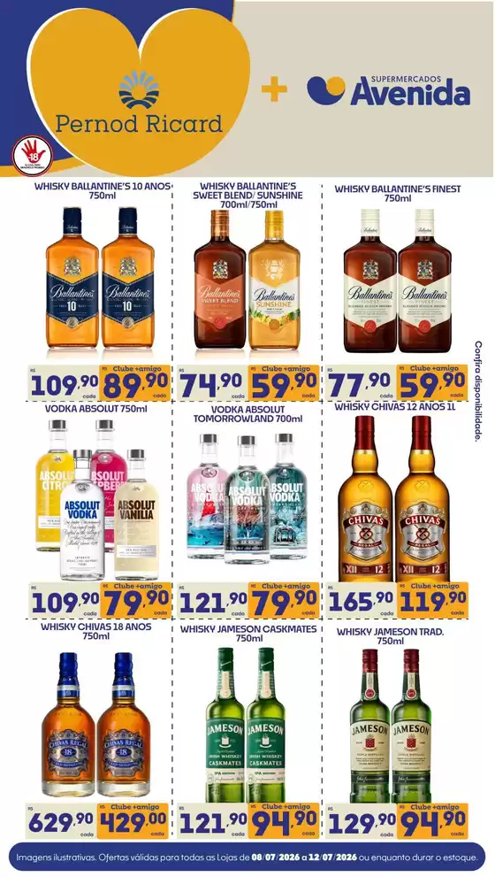 Catálogo Supermercados Avenida | Melhores ofertas e descontos | 2026-07-08T00:00:00.000Z - 2026-07-12T00:00:00.000Z