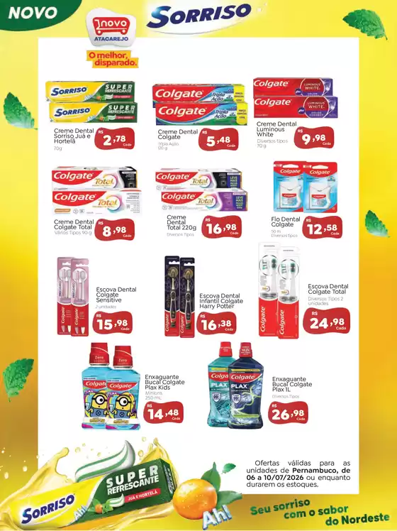 Catálogo Novo Atacarejo | Especial Colgate | 2026-07-06T00:00:00.000Z - 2026-07-10T00:00:00.000Z