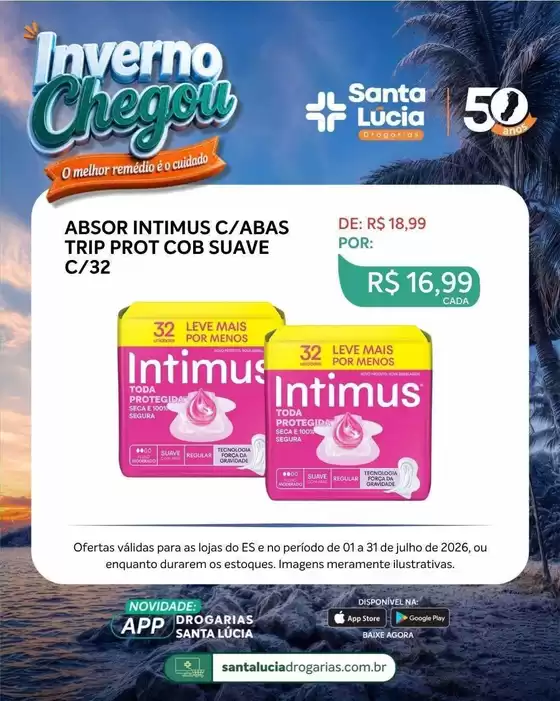 Catálogo Farmácia Santa Lúcia | Melhores ofertas para todos os clientes | 2026-07-01T00:00:00.000Z - 2026-07-31T00:00:00.000Z