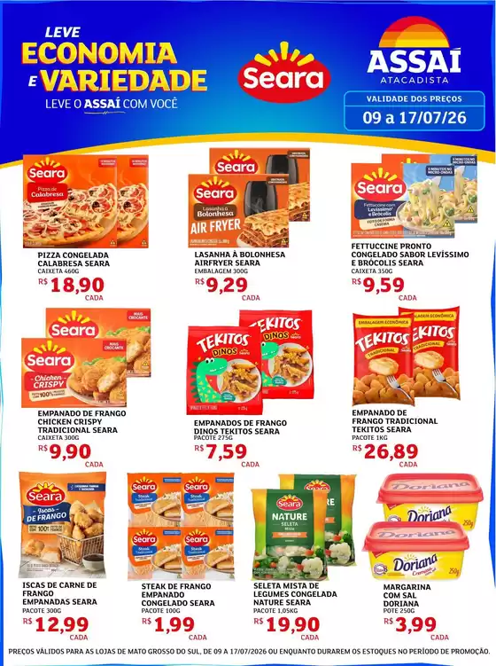 Catálogo Assaí Atacadista | Encarte Assaí Atacadista 49065 | 2026-07-09T00:00:00.000Z - 2026-07-17T00:00:00.000Z