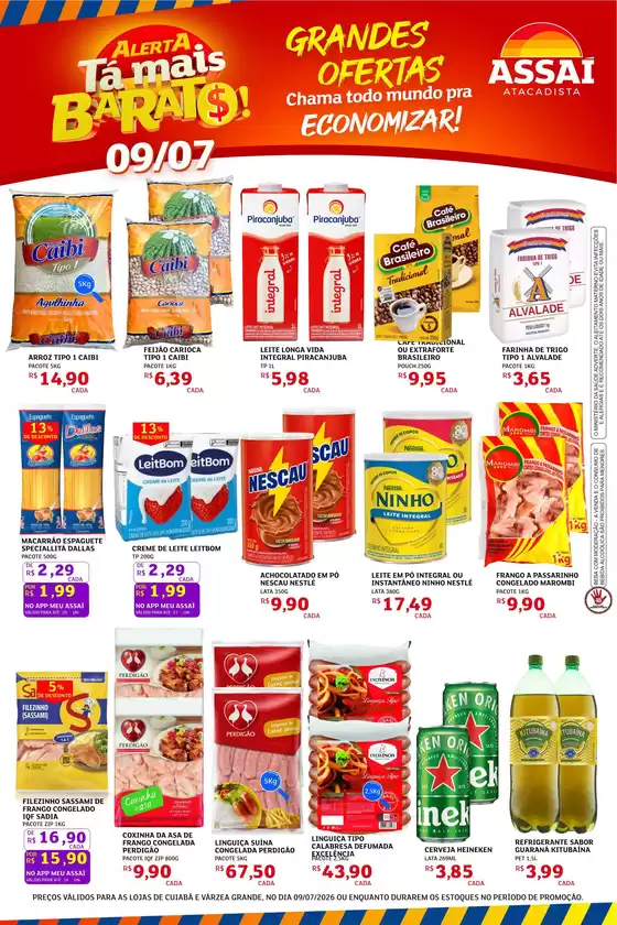 Catálogo Assaí Atacadista | Encarte Assaí Atacadista 49124-976 | 2026-07-09T00:00:00.000Z - 2026-07-09T00:00:00.000Z
