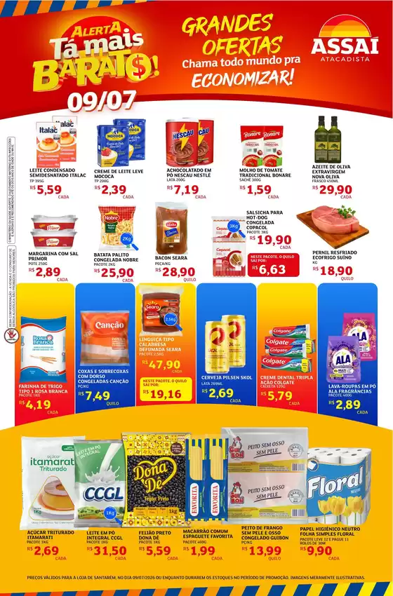 Catálogo Assaí Atacadista | Encarte Assaí Atacadista 48939-65 | 2026-07-09T00:00:00.000Z - 2026-07-09T00:00:00.000Z
