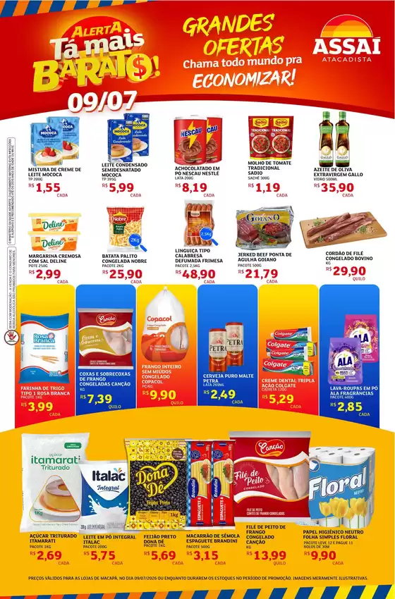 Catálogo Assaí Atacadista | Encarte Assaí Atacadista 48939-442 | 2026-07-09T00:00:00.000Z - 2026-07-09T00:00:00.000Z