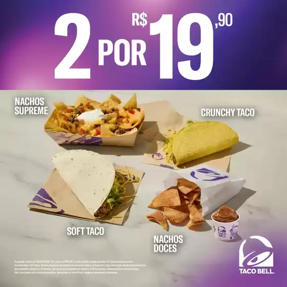 Catálogo Taco Bell | Cupom Taco Bell | 2026-07-09T00:00:00.000Z - 2026-08-09T00:00:00.000Z
