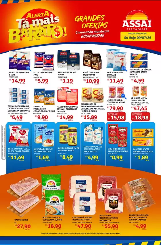 Catálogo Assaí Atacadista | Encarte Assaí Atacadista 167881-541 | 2026-07-09T00:00:00.000Z - 2026-07-09T00:00:00.000Z
