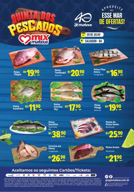 Catálogo Supermercados Mateus | Quinta dos Pescados | 2026-07-02T00:00:00.000Z - 2026-07-09T00:00:00.000Z