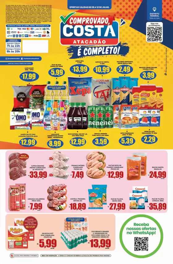 Catálogo Costa Atacadão | Ofertas exclusivas | 2026-07-09T00:00:00.000Z - 2026-07-12T00:00:00.000Z