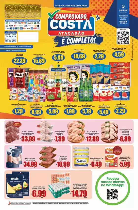 Catálogo Costa Atacadão | Ofertas Costa Atacadão | 2026-07-09T00:00:00.000Z - 2026-07-12T00:00:00.000Z