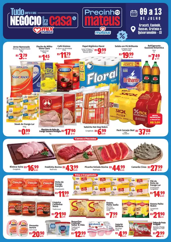 Catálogo Supermercados Mateus | Regular | 2026-07-09T00:00:00.000Z - 2026-07-13T00:00:00.000Z