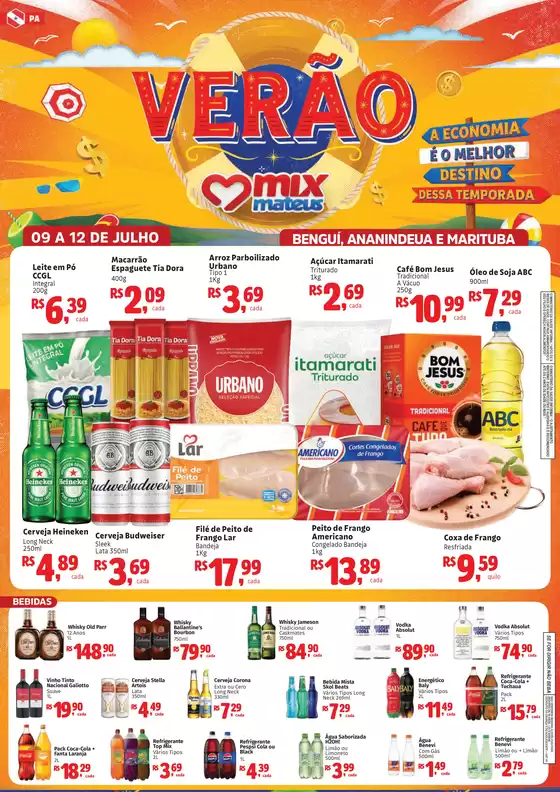 Catálogo Supermercados Mateus | Verão | 2026-07-09T00:00:00.000Z - 2026-07-12T00:00:00.000Z