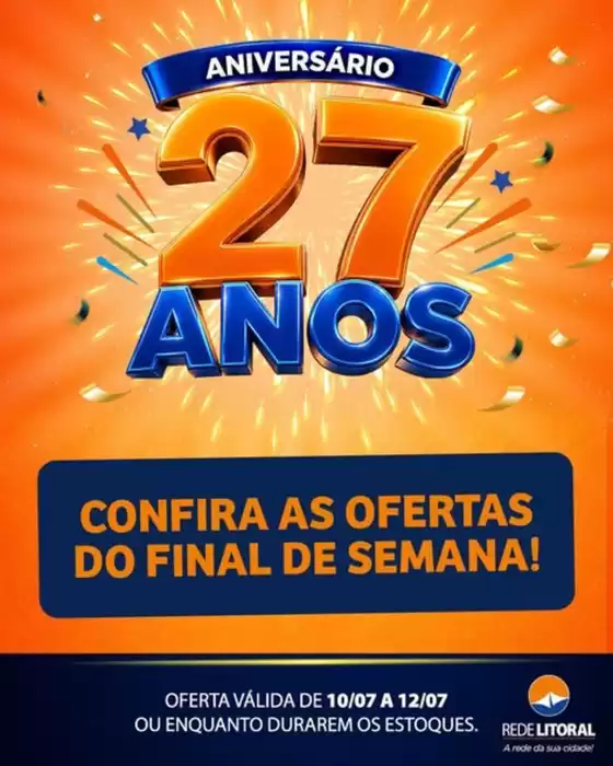 Catálogo Rede Litoral de Supermercados | Confira as Ofertas da Semana | 2026-07-10T00:00:00.000Z - 2026-07-12T00:00:00.000Z