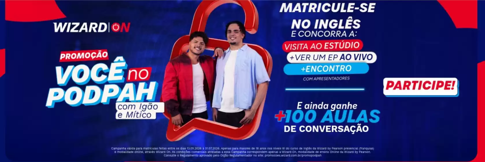 Catálogo Wizard em Candeias do Jamari | Promoção | 2026-07-10T00:00:00.000Z - 2026-07-31T00:00:00.000Z