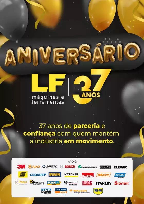 Catálogo LF Máquinas e Ferramentas | Aniversário | 2026-07-10T00:00:00.000Z - 2026-08-31T00:00:00.000Z