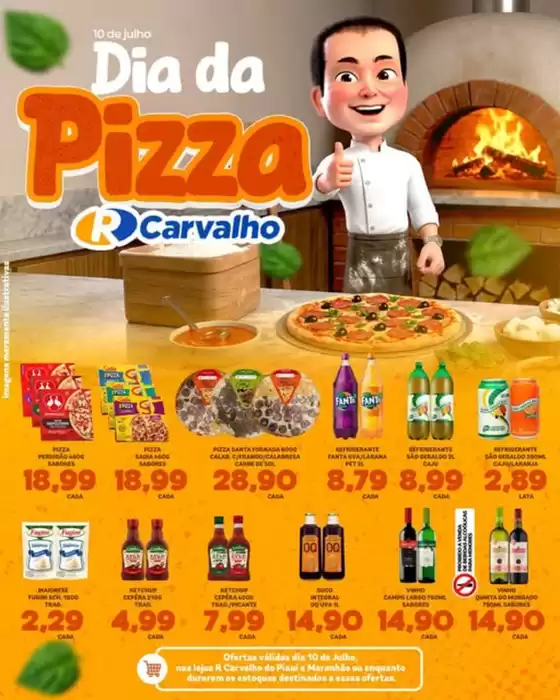 Catálogo R Carvalho Supermercado | Dia da Pizza  | 2026-07-10T00:00:00.000Z - 2026-07-10T00:00:00.000Z