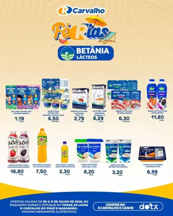 Catálogo R Carvalho Supermercado | Ferias | 2026-07-10T00:00:00.000Z - 2026-07-11T00:00:00.000Z