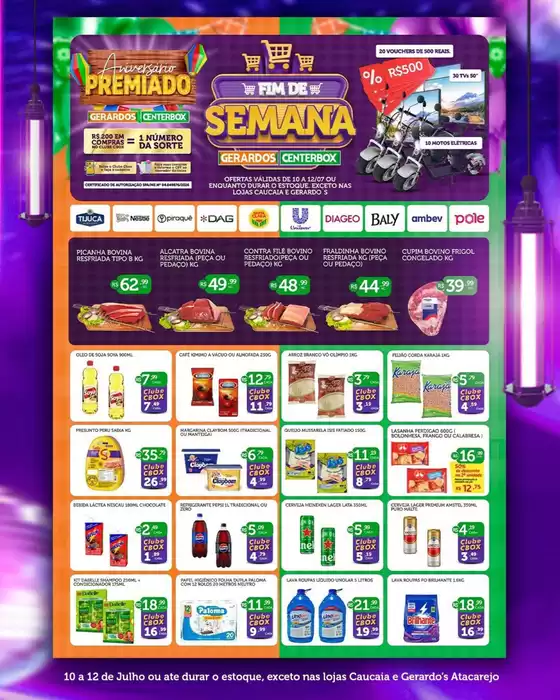 Catálogo CenterBox | Fim De Semana | 2026-07-10T00:00:00.000Z - 2026-07-12T00:00:00.000Z