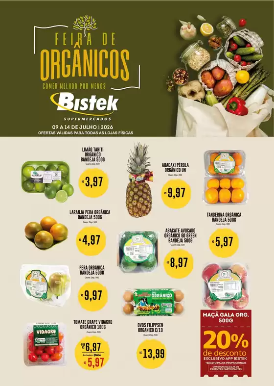 Catálogo Bistek Supermercados | Melhores ofertas para todos os clientes | 2026-07-10T00:00:00.000Z - 2026-07-14T00:00:00.000Z