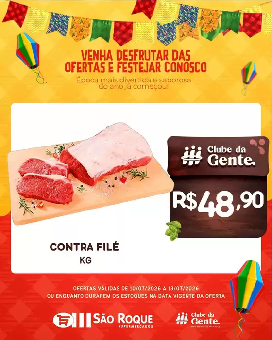 Catálogo São Roque Supermercados | Encarte São Roque Supermercados | 2026-07-10T00:00:00.000Z - 2026-07-13T00:00:00.000Z