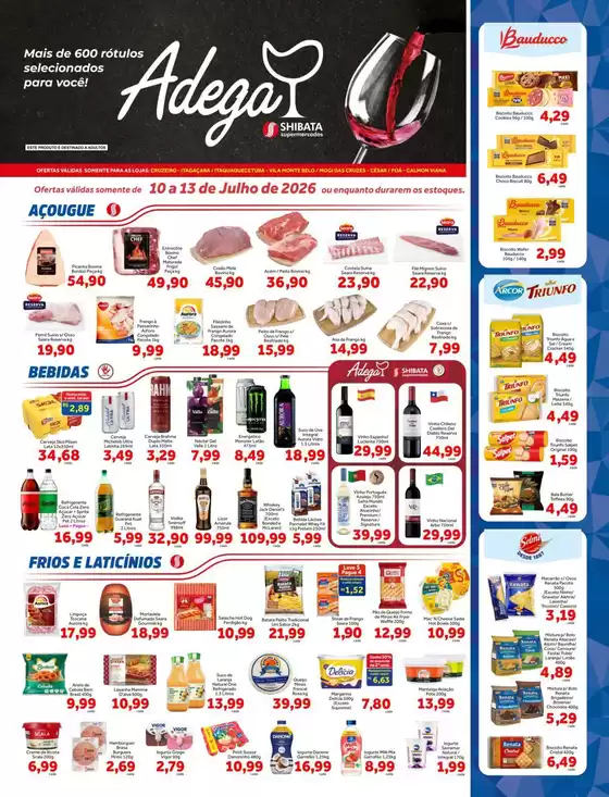 Catálogo Shibata Supermercados | Nossas melhores ofertas para você | 2026-07-10T00:00:00.000Z - 2026-07-13T00:00:00.000Z