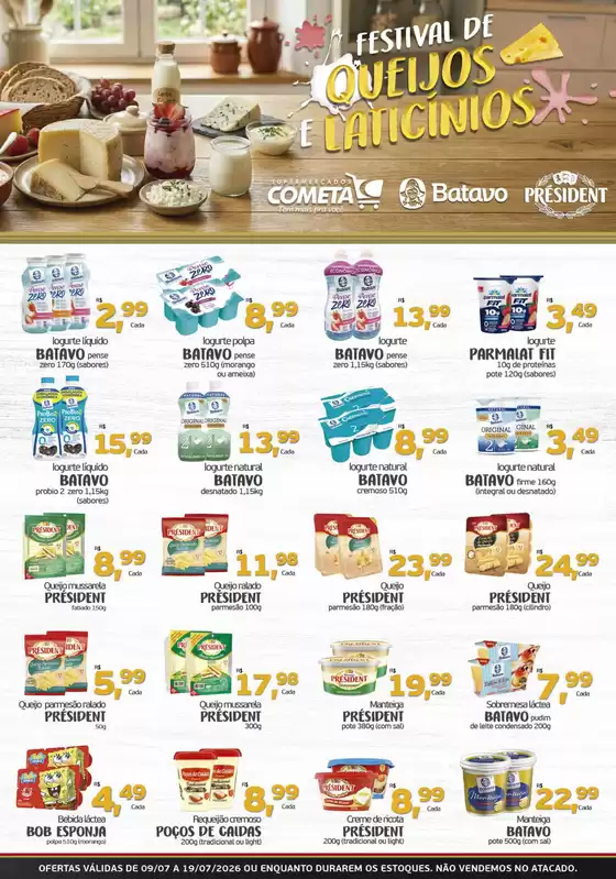 Catálogo Cometa Supermercados | LACTALIS AND SEARA COOPERATIVE | 2026-07-10T00:00:00.000Z - 2026-07-19T00:00:00.000Z