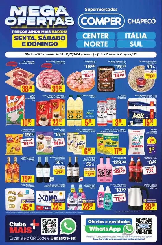 Catálogo Comper | Ofertas exclusivas | 2026-07-10T00:00:00.000Z - 2026-07-12T00:00:00.000Z