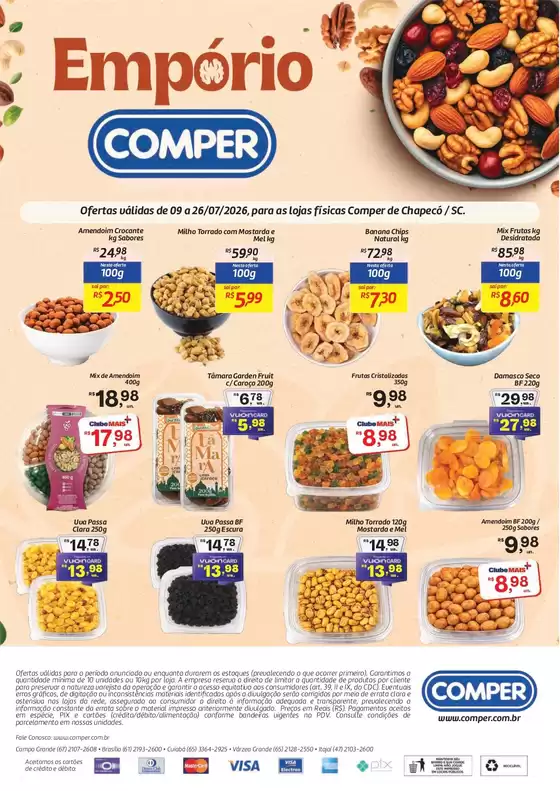 Catálogo Comper | Ofertas especiais atraentes para todos | 2026-07-10T00:00:00.000Z - 2026-07-26T00:00:00.000Z