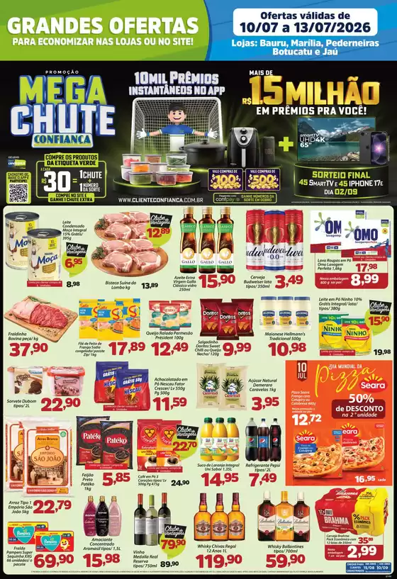 Catálogo Confiança Supermercados | Tabloide rede 1007 2026 WPP | 2026-07-10T00:00:00.000Z - 2026-07-13T00:00:00.000Z