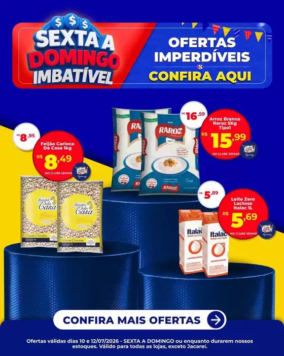 Catálogo Semar Supermercado | Ofertas especiais atraentes para todos | 2026-07-10T00:00:00.000Z - 2026-07-12T00:00:00.000Z