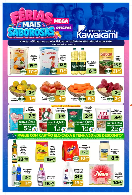 Catálogo Supermercados Kawakami | Ofertas - Tupã | 2026-07-10T00:00:00.000Z - 2026-07-13T00:00:00.000Z